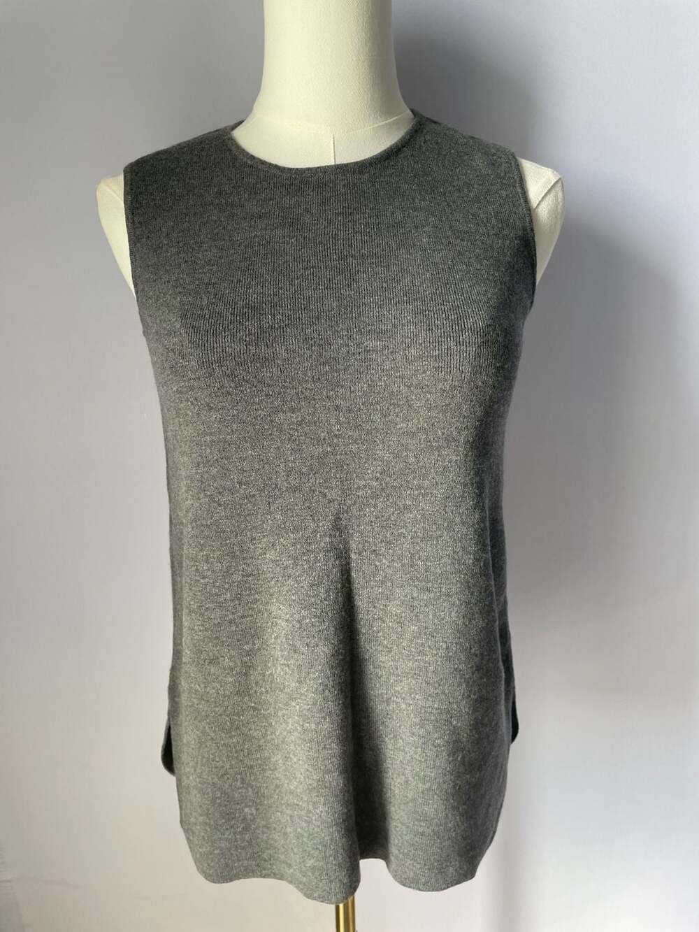 Eileen Fisher Wool Sleeveless Sweater Tank